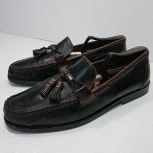 Johnston & Murphy Kiltie Tassel Leather Dress Moccasin Loafers Men's Shoes 10.5